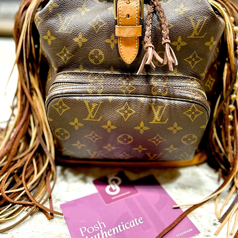 Louis Vuitton Authentic Customized GM Monogram Backpack From Vintage Boho - Picture 5 of 17